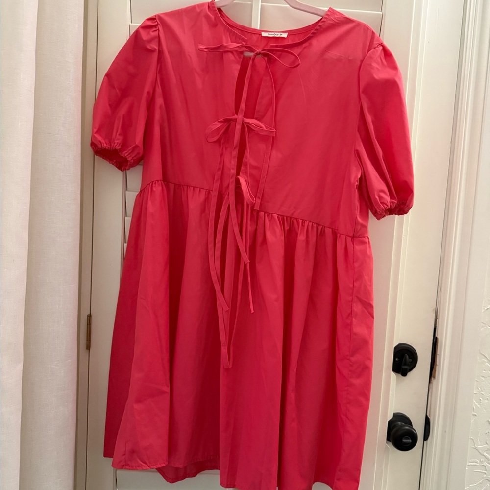 Tie Front Dress